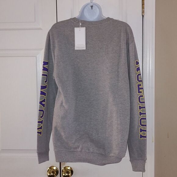 Denim & Flower  Ricky Singh Houston Texas  gray sweatshirt  Sz M - Picture 5 of 7
